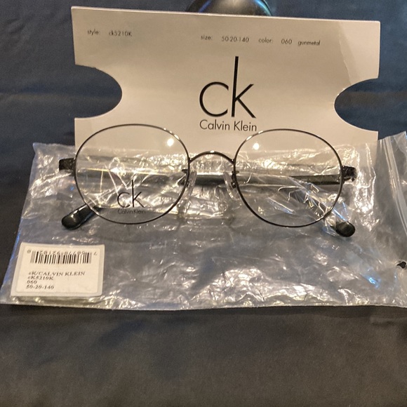 CK Calvin Klein round metal eyeglasses unisex style CK5210k $40 - Picture 7 of 9
